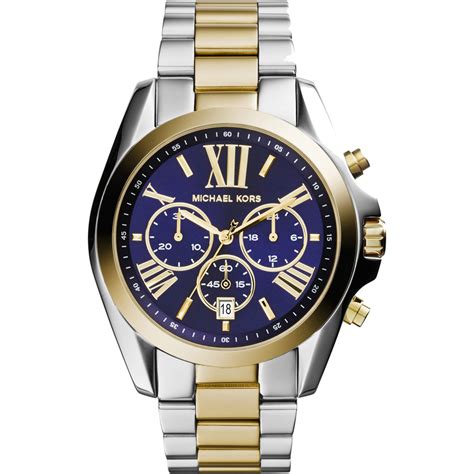 michael kors mk5976 horloge staal bicolor ø 43 mm